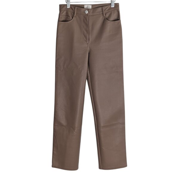 Aritzia WIlfred Melina High-waisted Vegan Leather Pants - Picture 5 of 8
